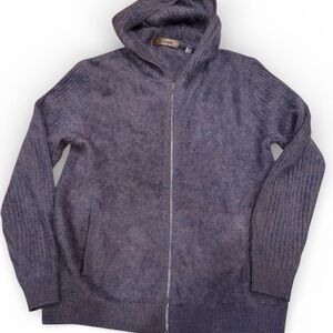 John Varvatos Catherine Hoodie Navy Blue size Medium